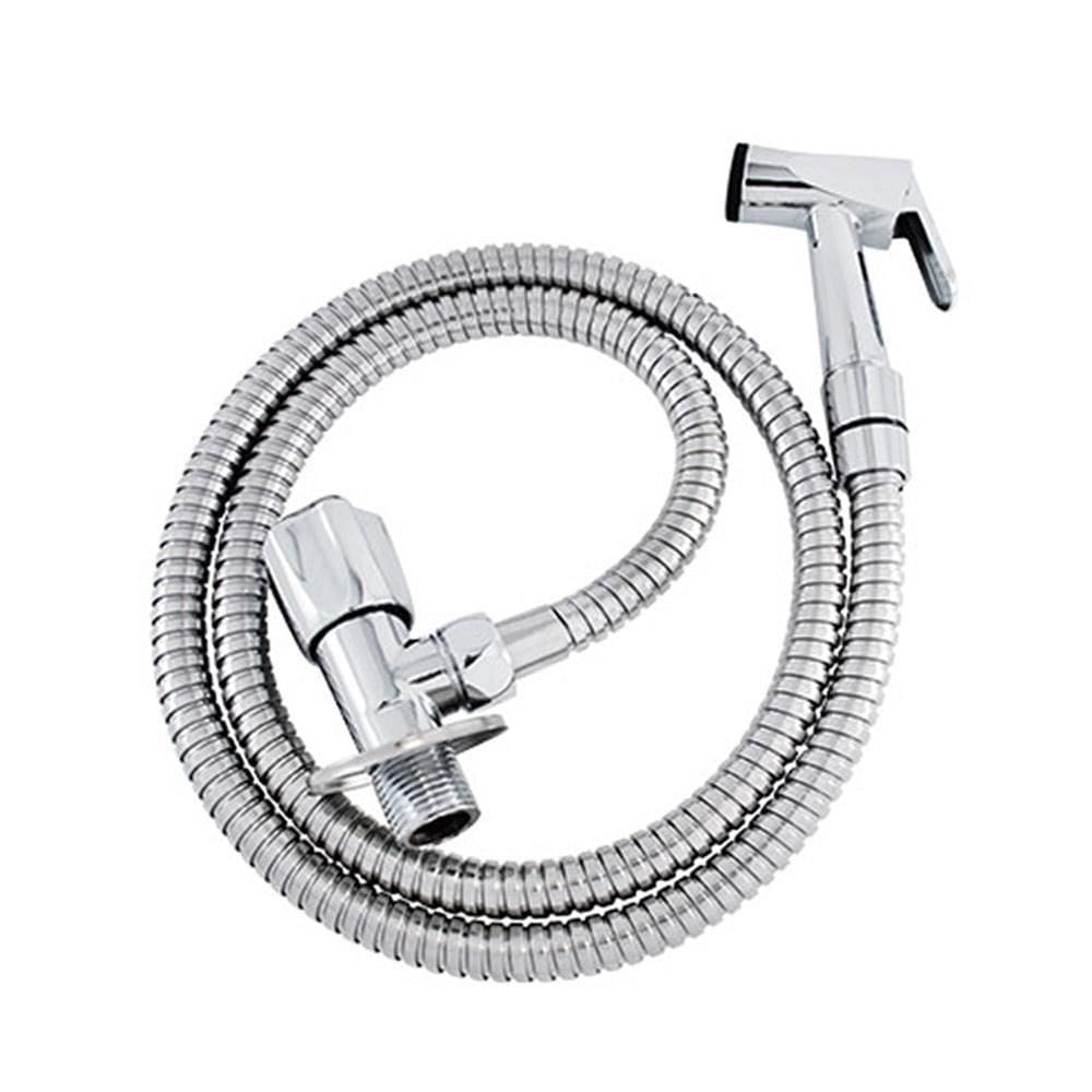 Ducha Higiênica Luxo Metal Cromado Acionamento 1,20M Rayco