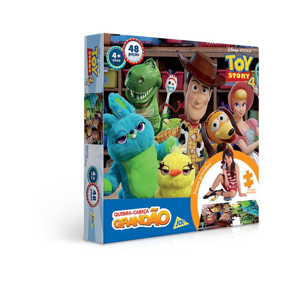 Quebra Cabeça Grandão 48 Peças Toy Story 4 Toyster 2627