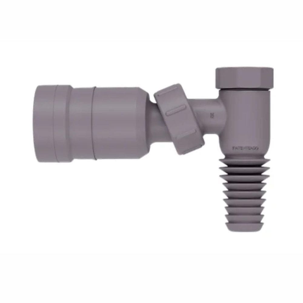 Adaptador Articulado Cinza Para Máquina De Lavar - Blukit