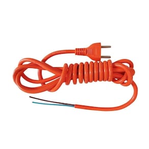 Cabo Fio Secador De Cabelo 2x1,5mm 3mt 16a Laranja