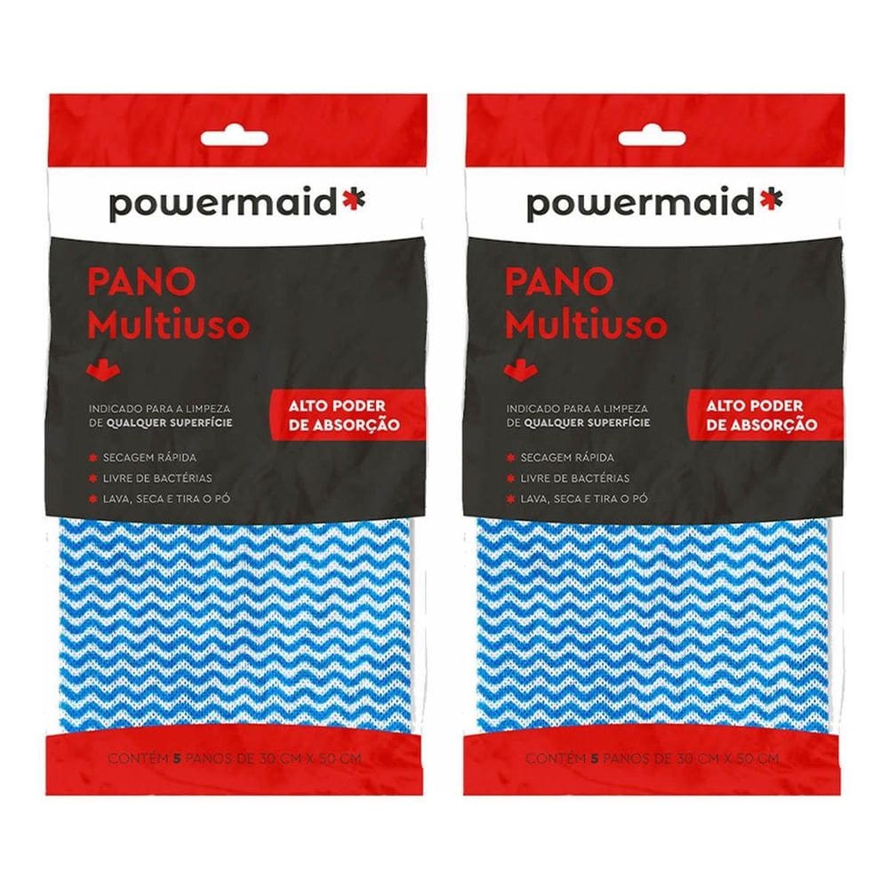 2 Kits Pano Multiuso Descartável Limpeza Dia A Dia Cozinha