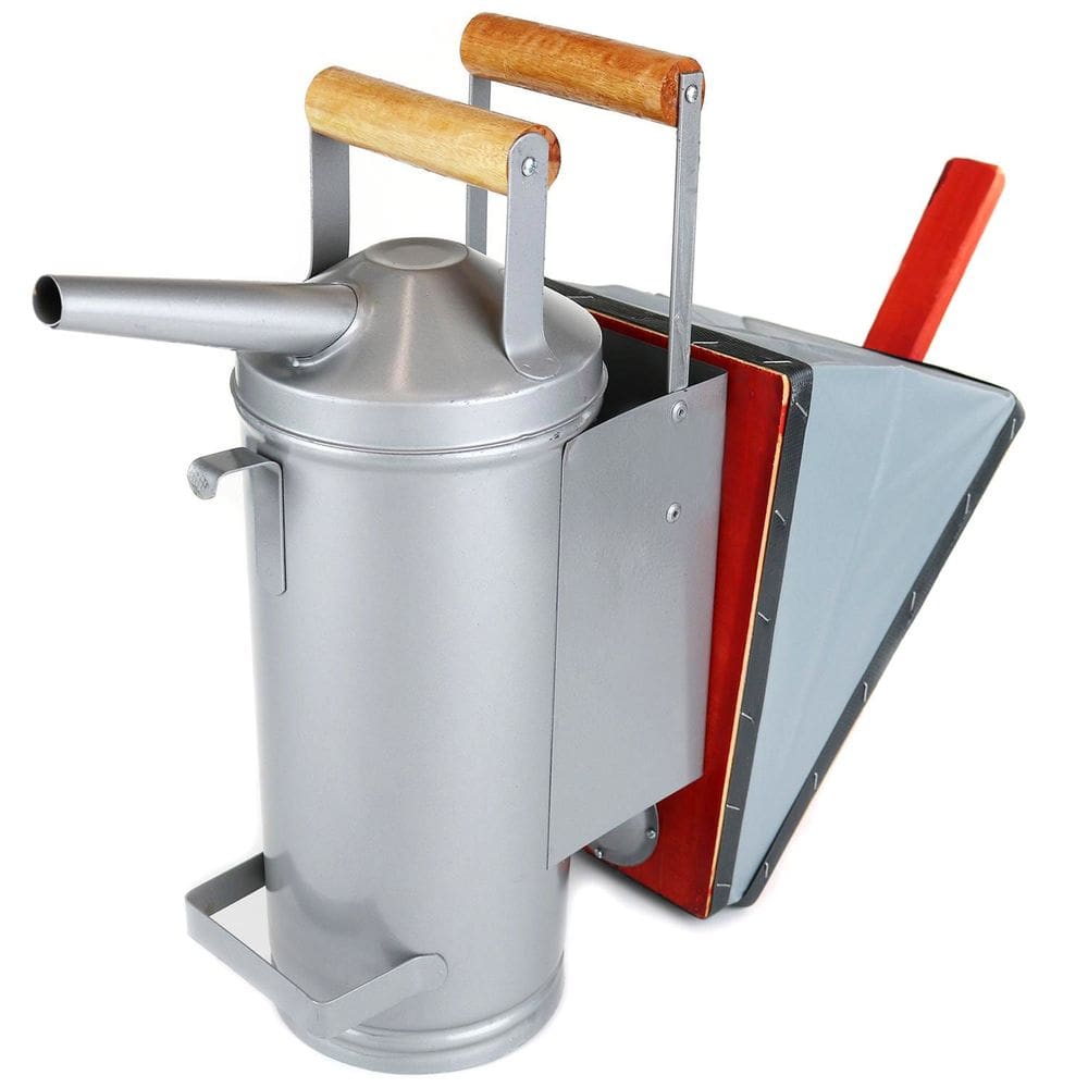 Fumigador Galvanizado Para Apicultor Grande Malibu