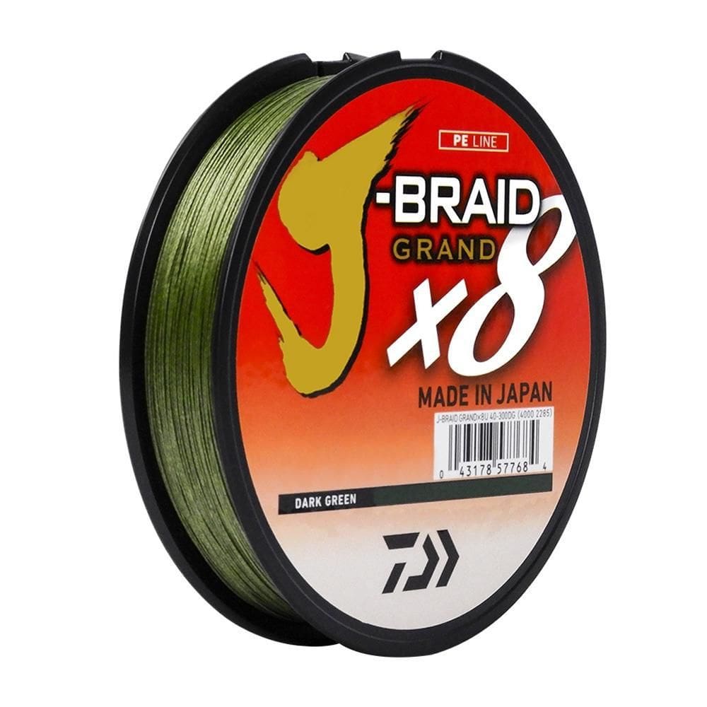 Linha Multifilamento Daiwa J-Braid X8 135M 0.19Mm 15Lb 8 Fio