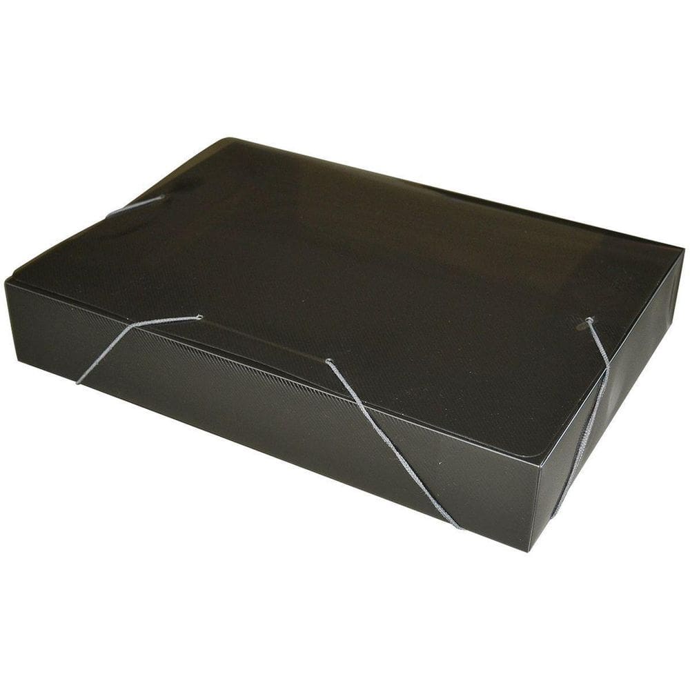 Pasta Aba Elastica Plastica Oficio 55Mm Fume 10 Und