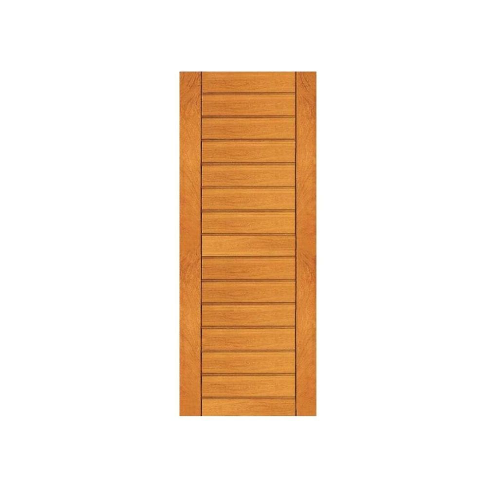 Porta Contemporânea - Madeira Maciça - Angelim