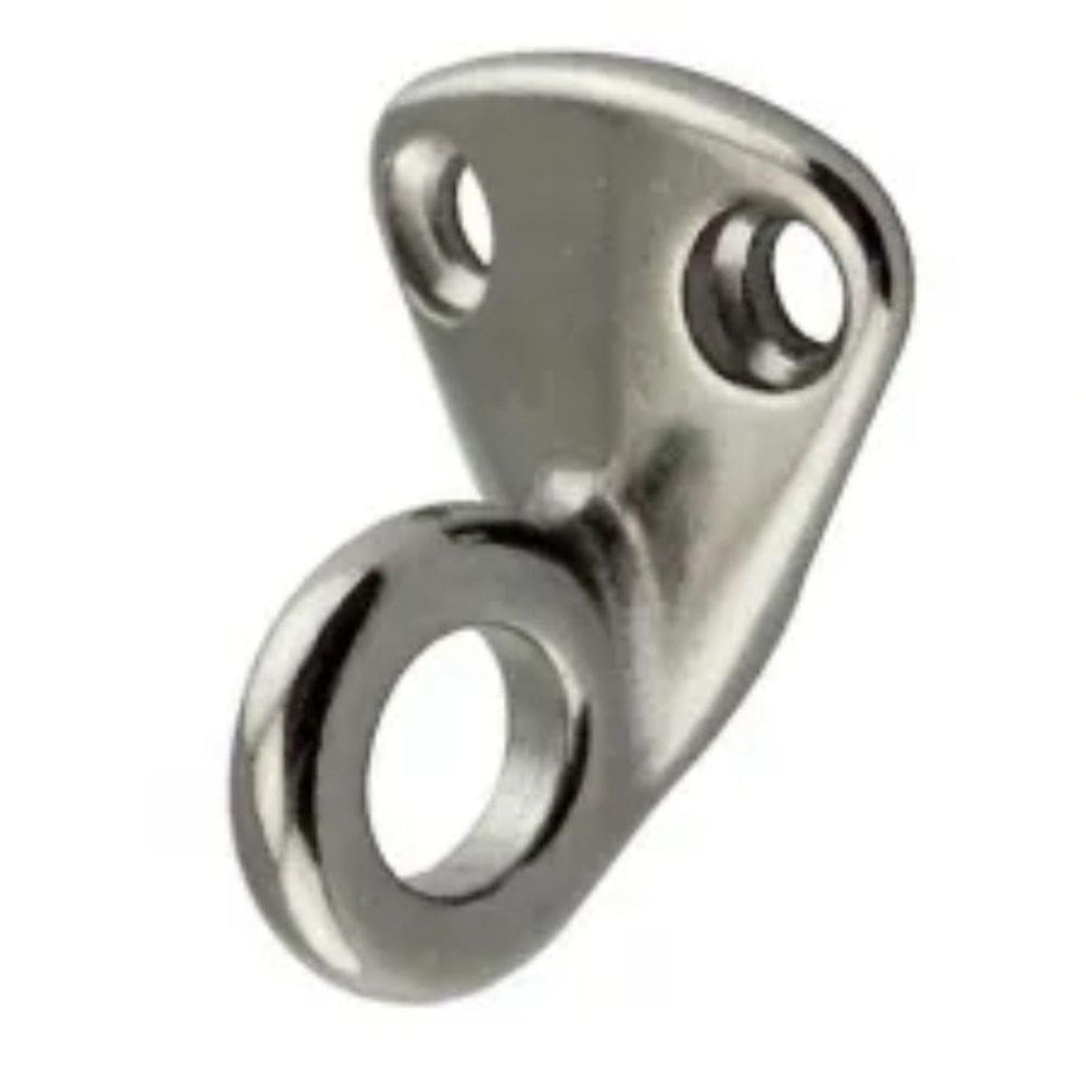 Suporte Inox Com Olhal Ideal Para Defensas E Amarrações