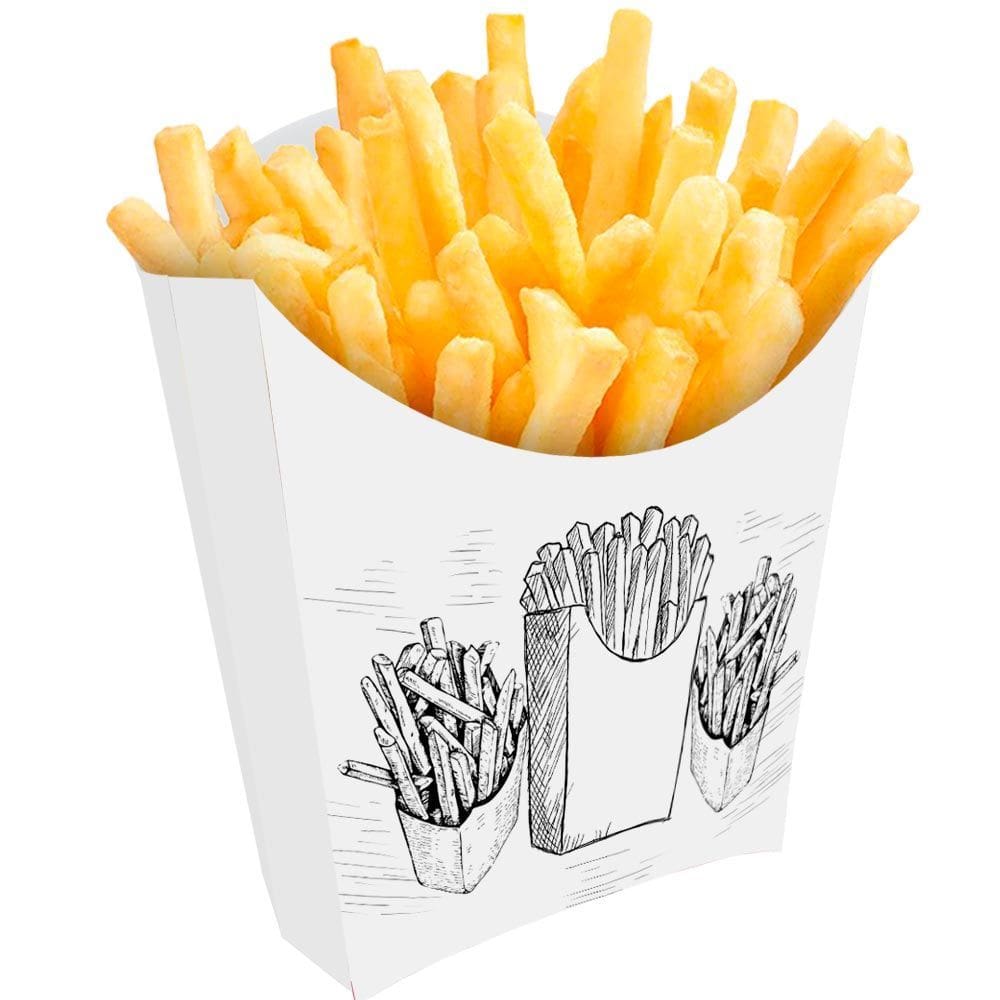Embalagem para Batata Frita Pequena - 100 Unidades