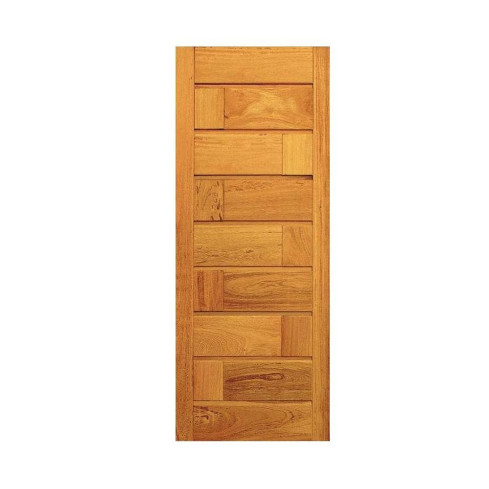 Porta 713 Brotas - Madeira Maciça - Angelim