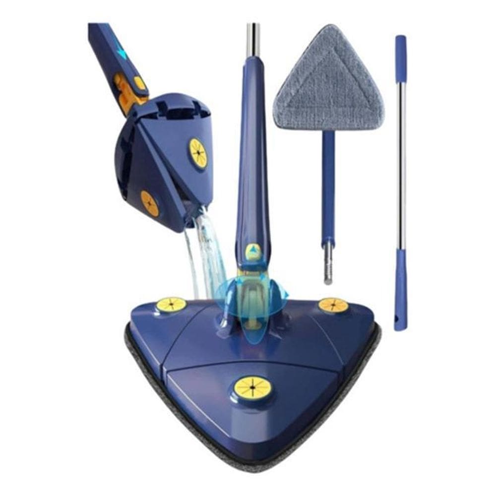 Mop Esfregrao Rodo Magico Triangular Giratorio Com Refil