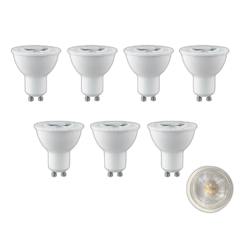 7 Lampada Led 6W Mr16 Branco Neutro Dicroica 4000K Lup10