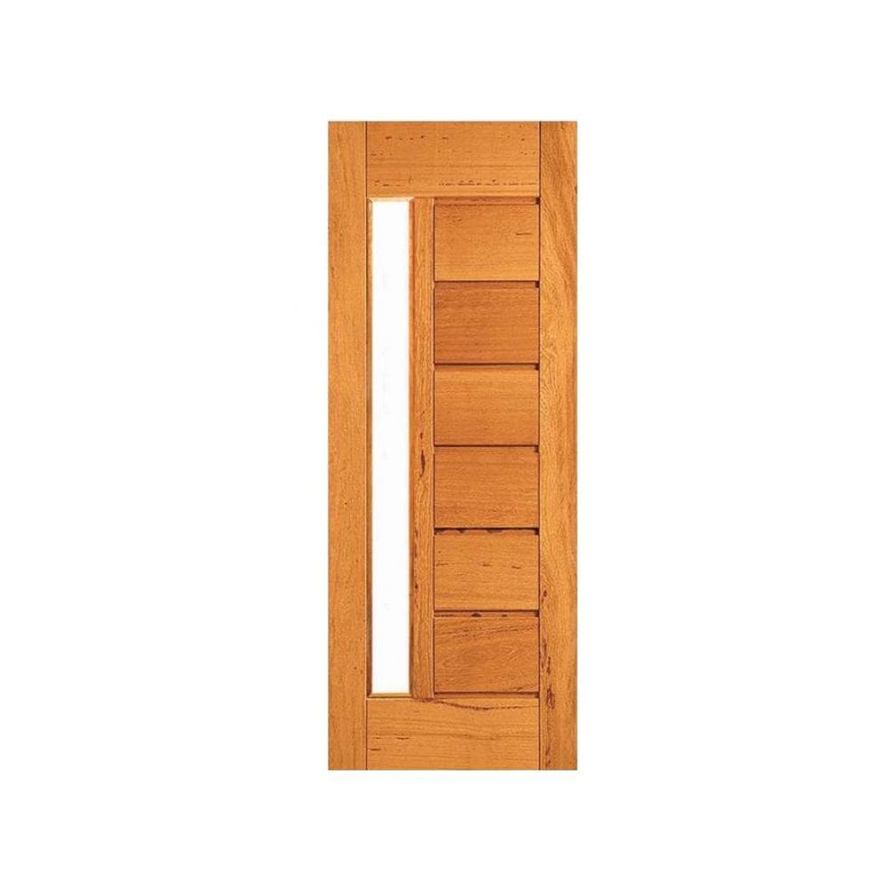 Porta Horizontal com Visor - Madeira Maciça - Angelim