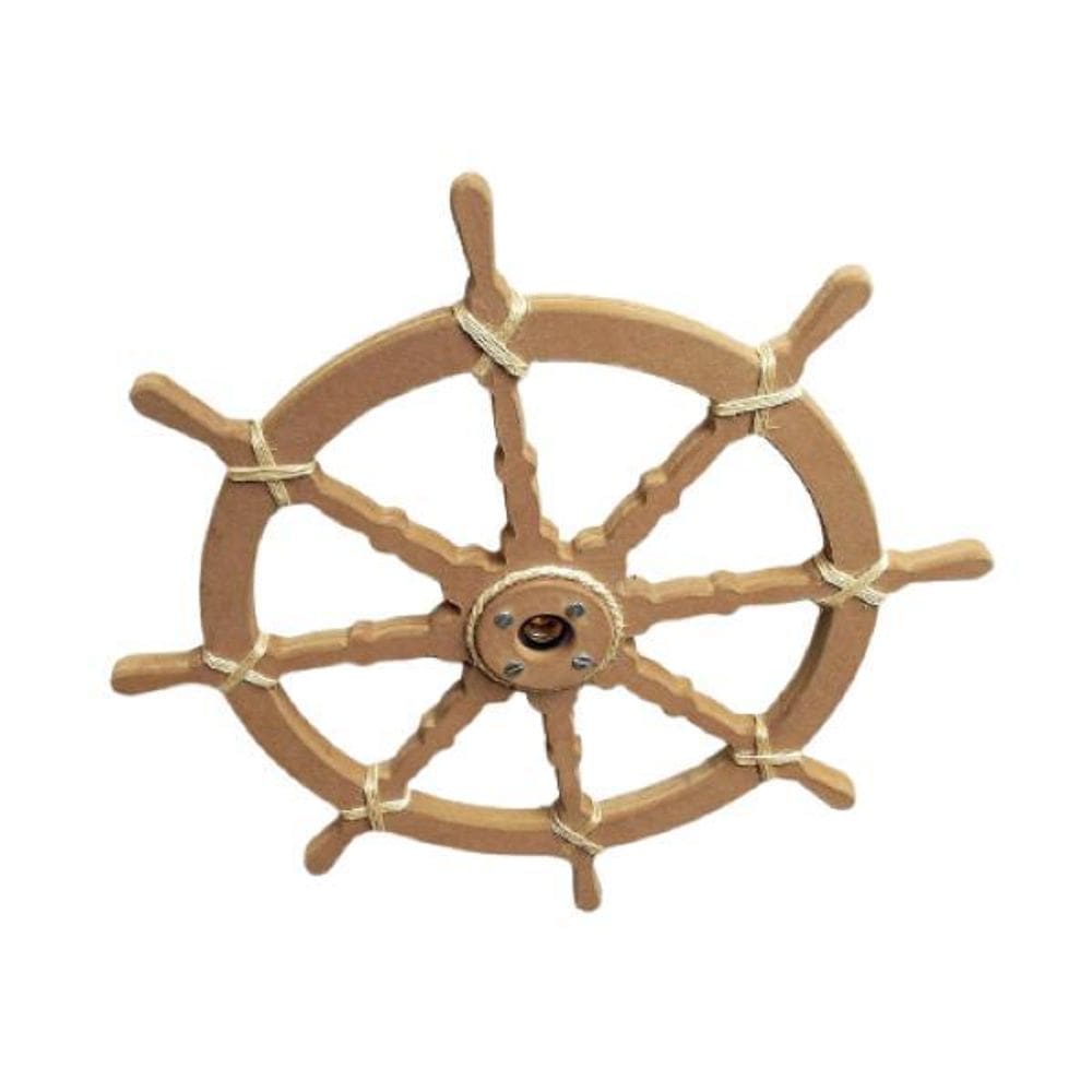 Lustre Luminária Pendente 65Cm Leme De Navio Rústico 1B