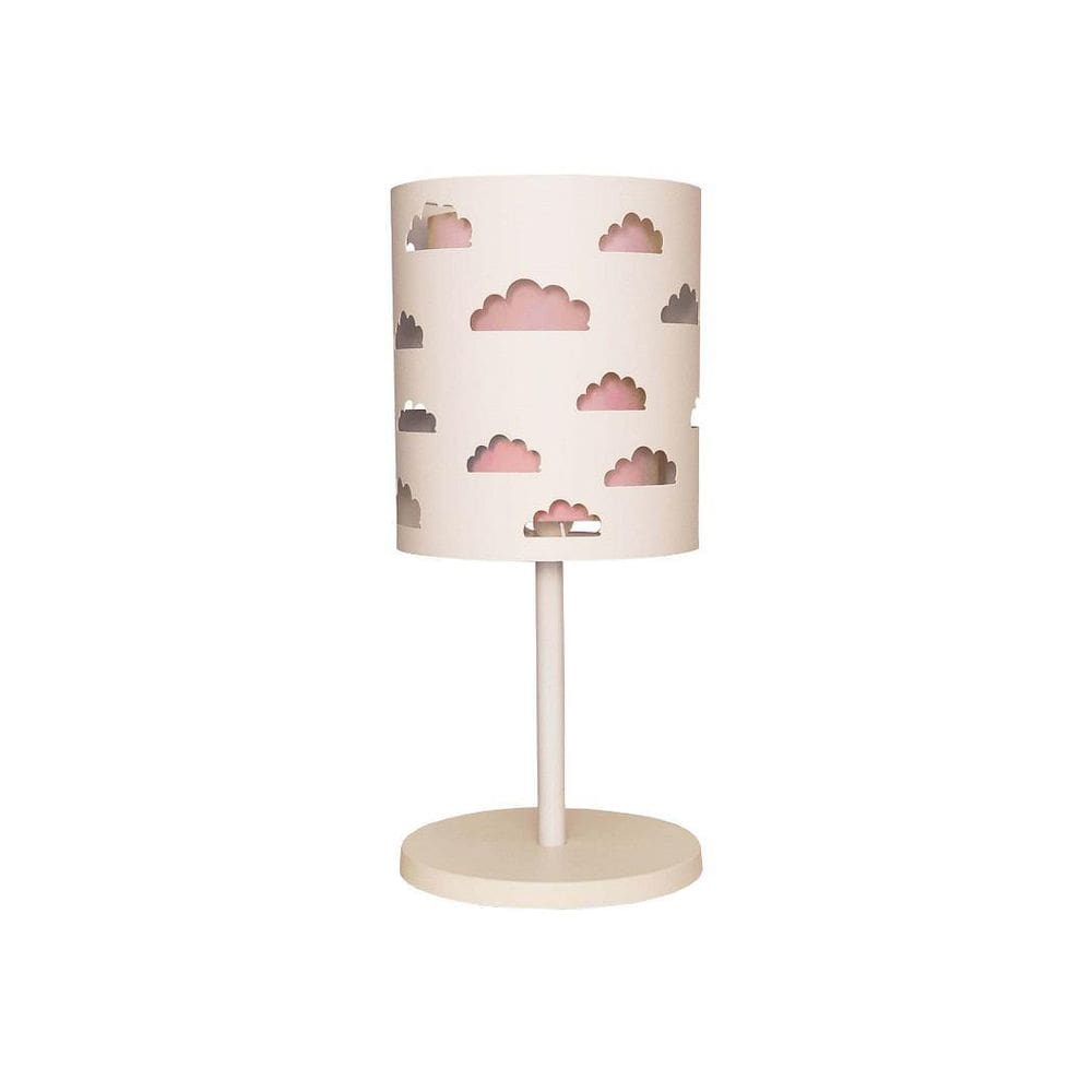 Abajur Infantil Nuvens Duplo Rosa Tom Luz - LED12w 110/220V