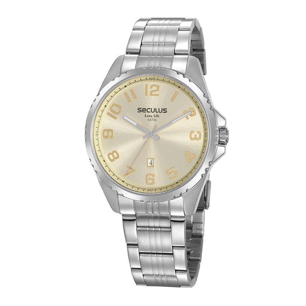 Relógio Seculus Masculino Analógico 20855G0Svna4