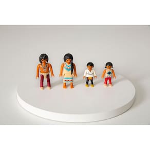 Kit Bonecos Playmobil - Família Indígena - Bonecos para Constelação Familiar