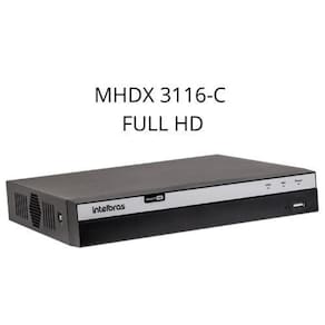 Gravador Vídeo Inteligente MHDX 3116-C Intelbras 16 Canais