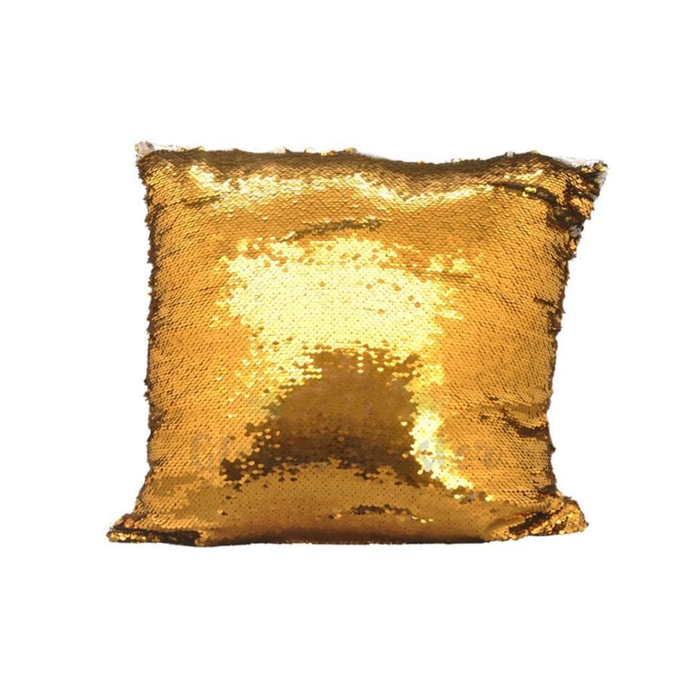 Almofada Mágica Dourado Com Prata Moda E Decoração
