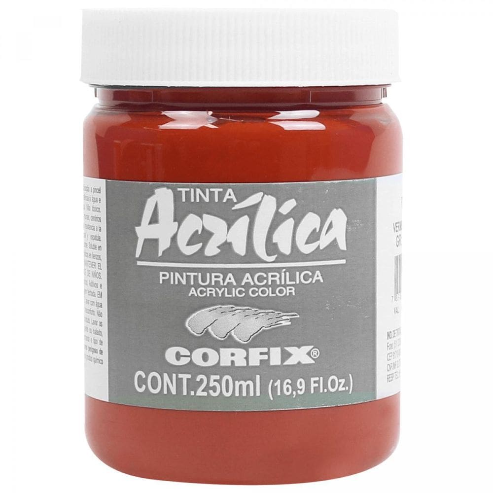 Tinta Acrílica Corfix Vermelho Veneza 166 G1 250Ml