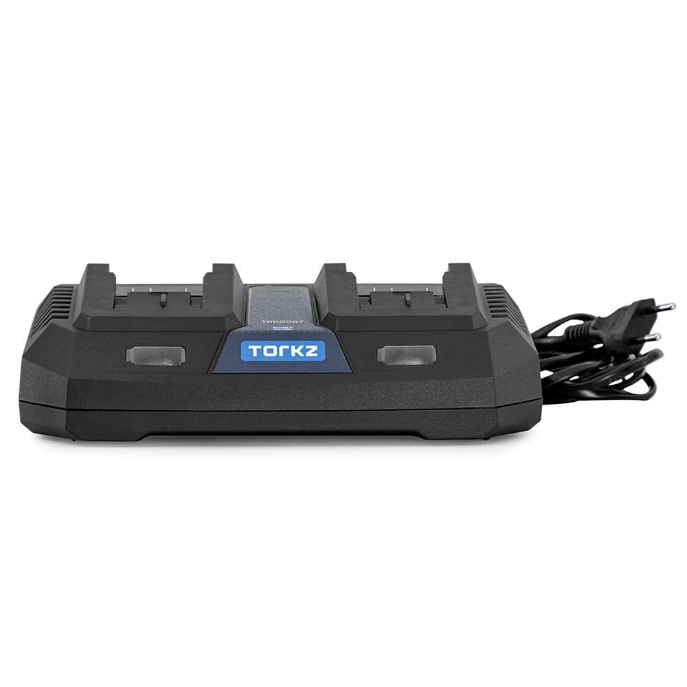 Carregador de Bateria Duplo Torkz 20 Volts, 3,0 A, TRB0007