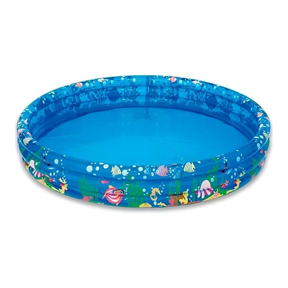 Piscina Inflável Redonda Animais Marinhos Infantil 180litros