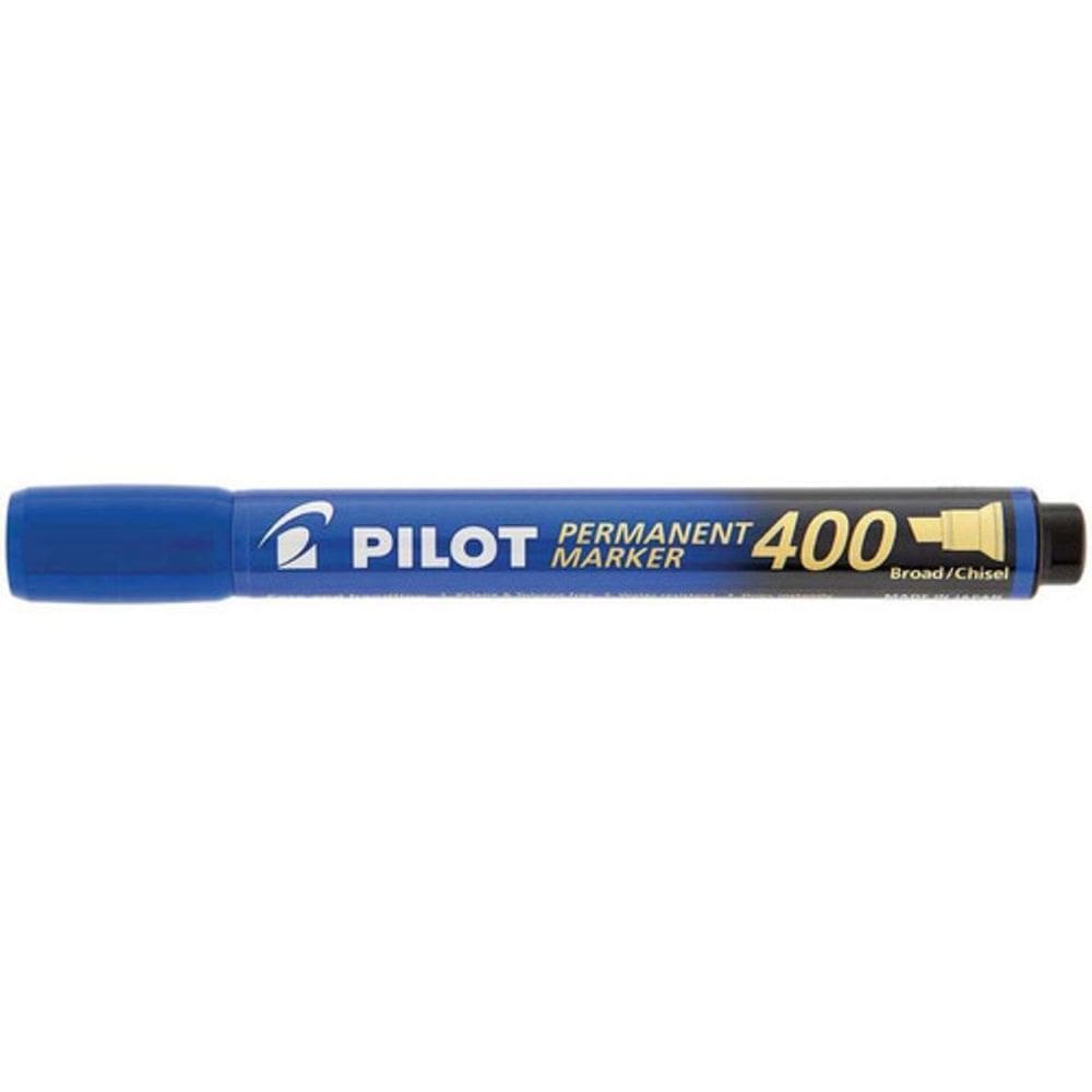 Marcador Permanente Sca-400 Chanfrado Azul - 2450014Cx012Az