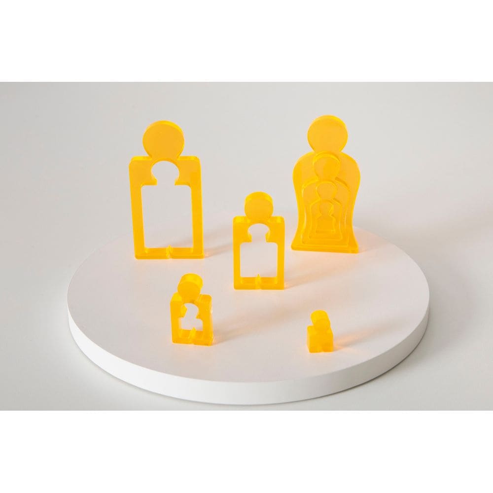 Kit Bonecos Matriosca - 4 Gerações - Bonecos para Constelação Familiar
