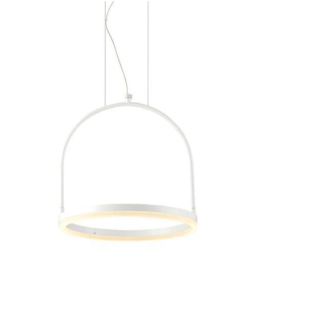 Pendente Cage Led 30Cm Branco 12W 3000K Bivolt Avant