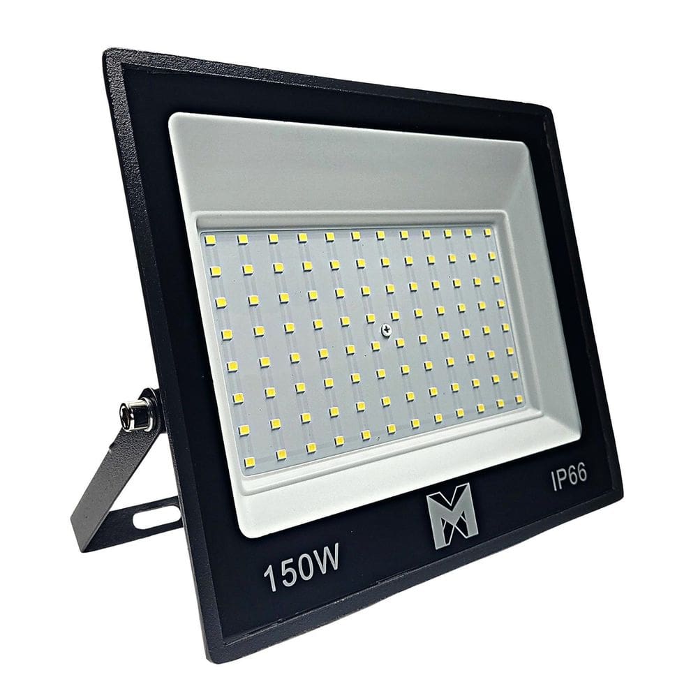 Kit 10 Refletor Led 150W Holofote Prova D`Água Frio