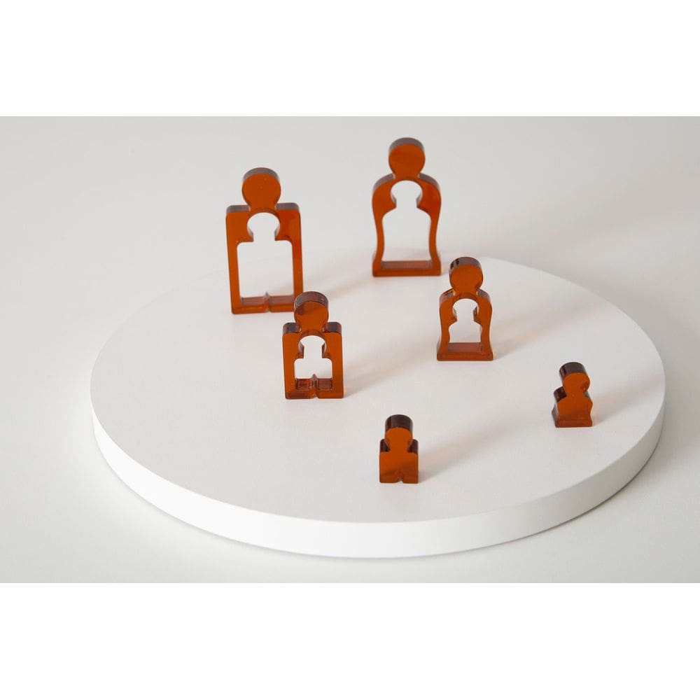 Kit Bonecos Matriosca - 3 Gerações - Bonecos para Constelação Familiar