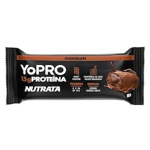 Barra de Proteína YoPro 15g de Proteína Nutrata Chocolate 55g
