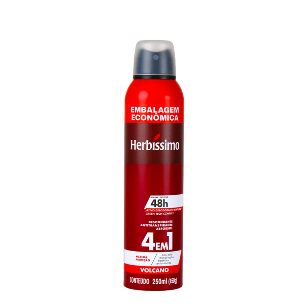 Desodorante Aerosol Antitranspirante Herbíssimo Volcano 250Ml