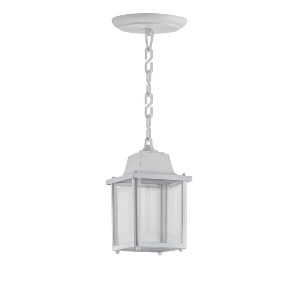 Kit 5 Pendente Externo Vintage Colonial Injetado Branco