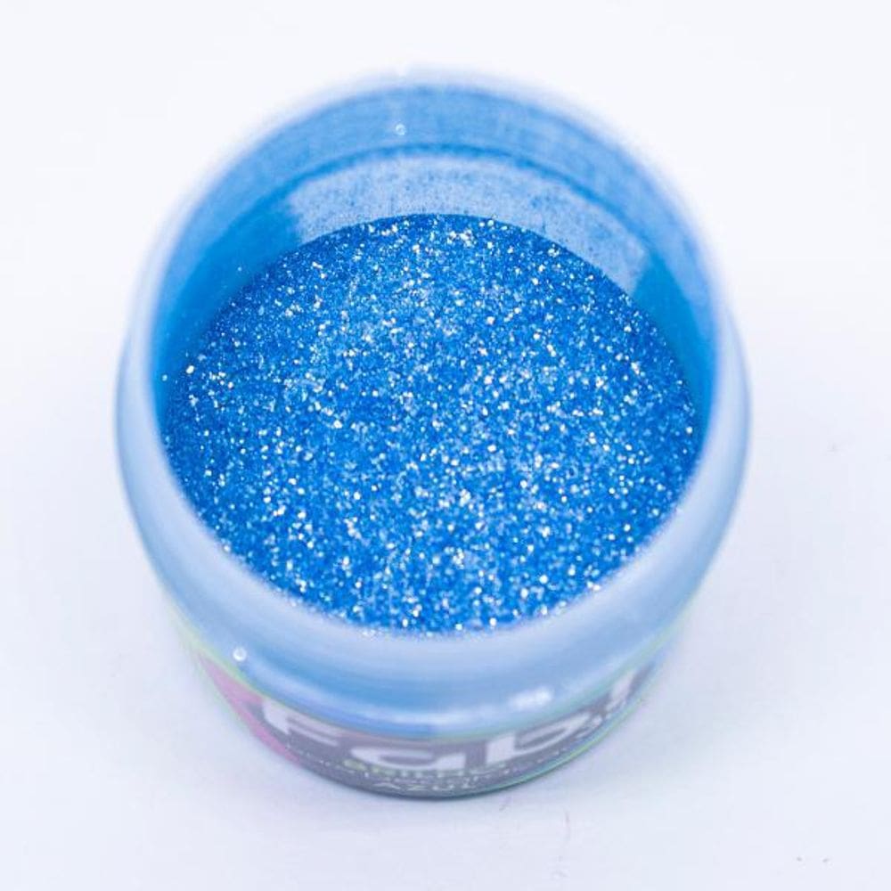 Corante Pó Brilhante Azul Decoração Confeitaria Comestível