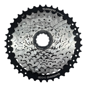 Cassete K7 Alivio CS-HG400 8V 11/40D Hyperglide Trocas Rápidas Aço Shimano