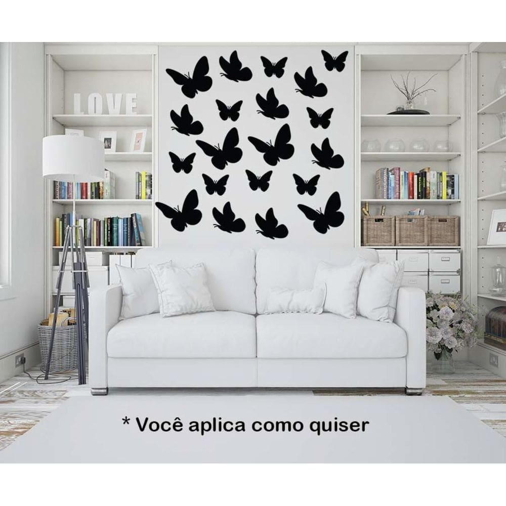 Adesivo De Parede Borboletas Mod02