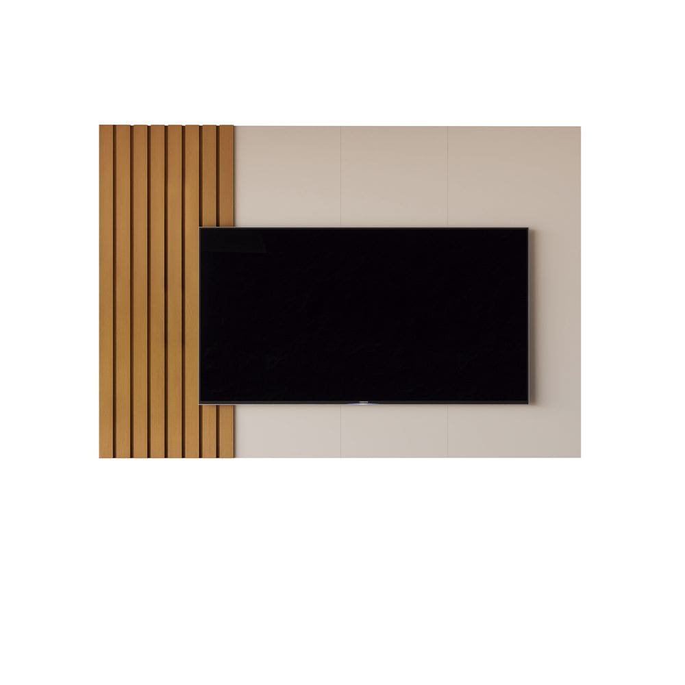 Painel Boto 1.8 Off White com Nature - Moveis JB