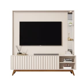 Home Estante Acai 1.8 Off White - Moveis JB