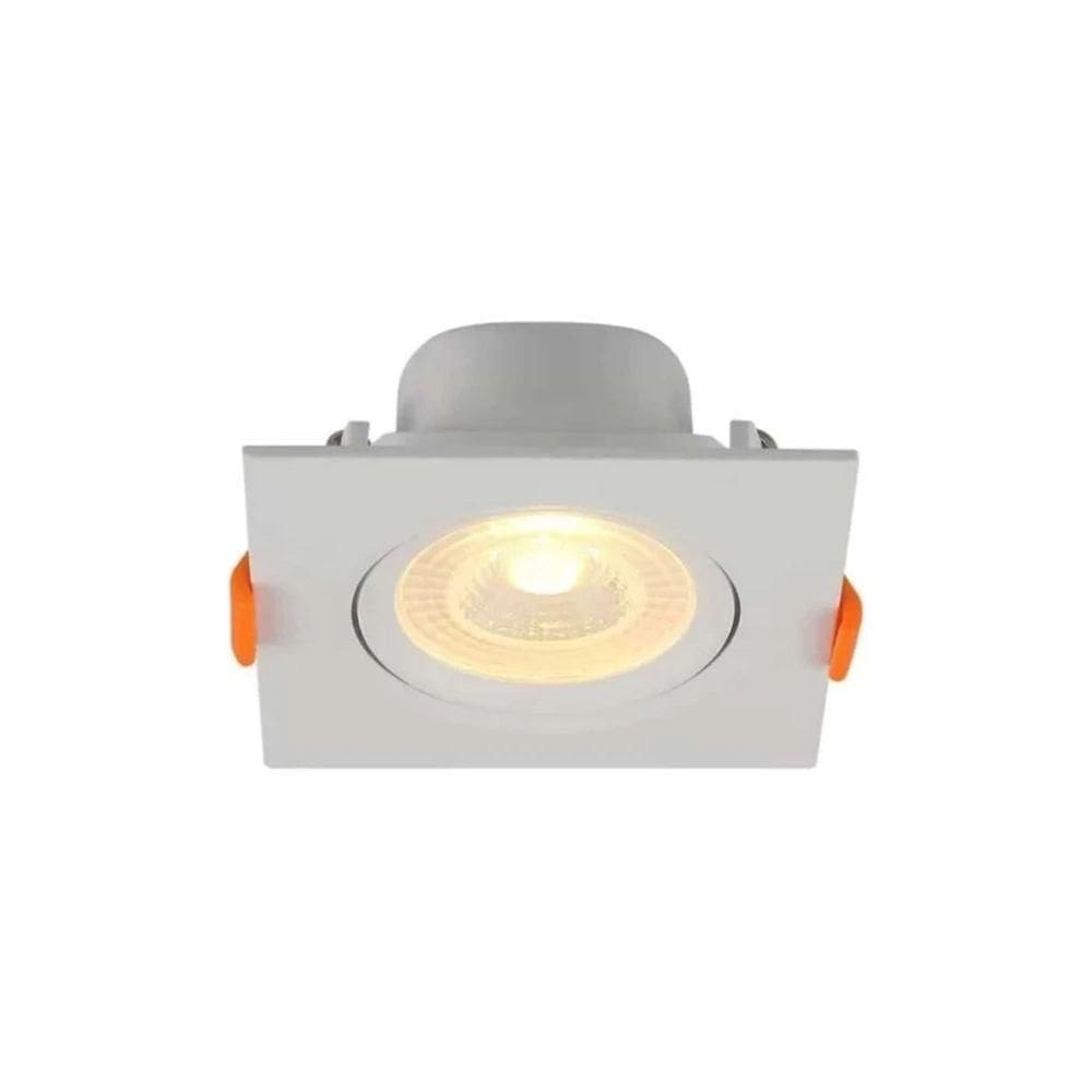 Spot Slim Led Emb Quad Pbt E Pc Bivolt 3w 3.000k - Branco