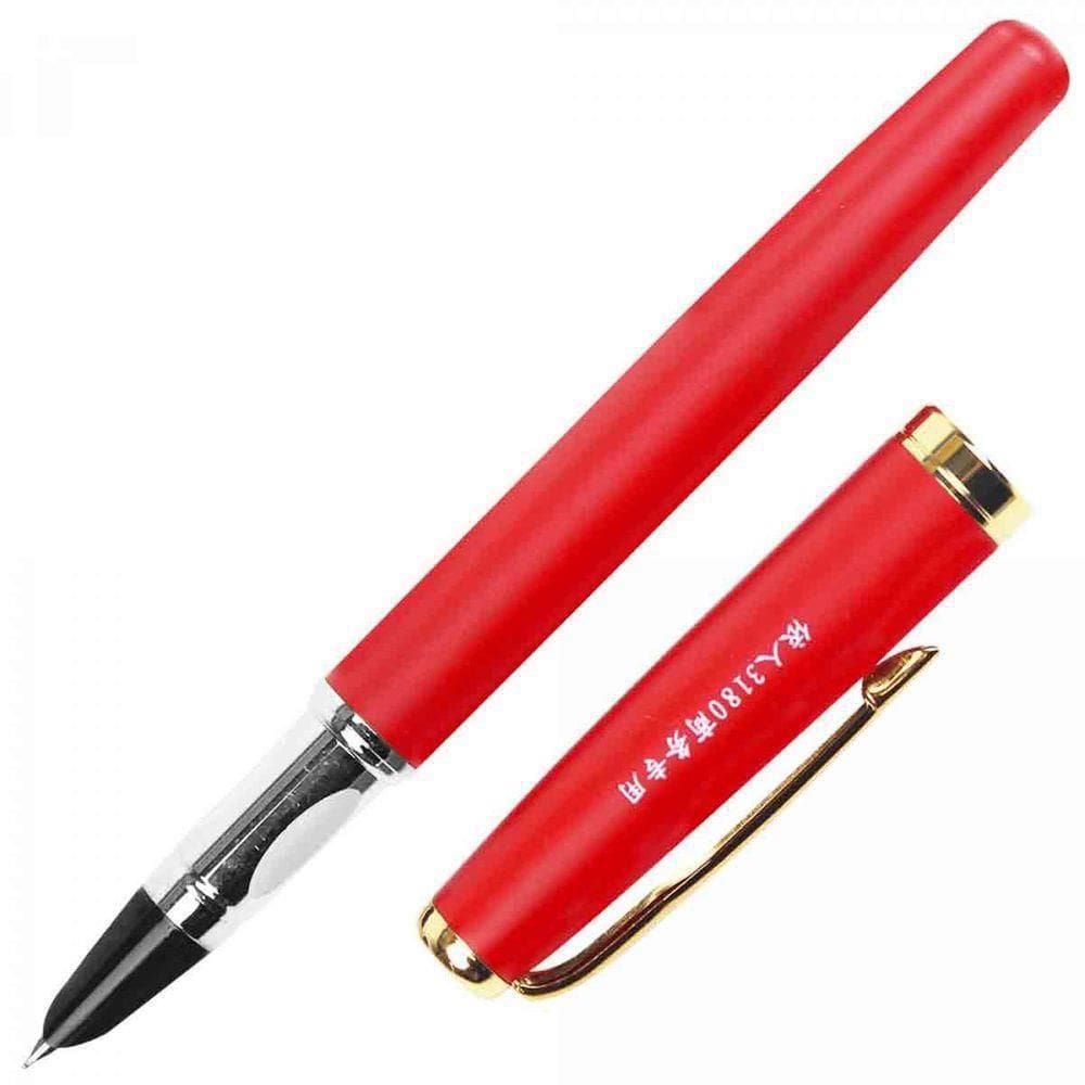 Caneta Tinteiro Yiren Matte Pen Vermelho F