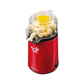 Pipoqueira Elétrica Ar Quente Pop Cine 220V Sem Óleo 1200W Derrete Manteiga Medidor Vermelha Agratto