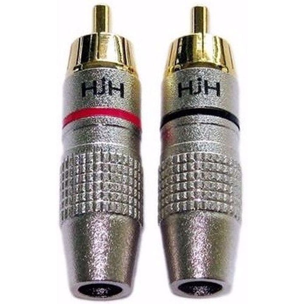 Kit 40  Rca Hr009   Par Vermelho E Preto  