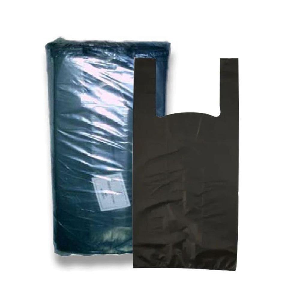 Sacola Reforçada Média 40X50Cm Preta Gerplás C/4Kg  2Pct