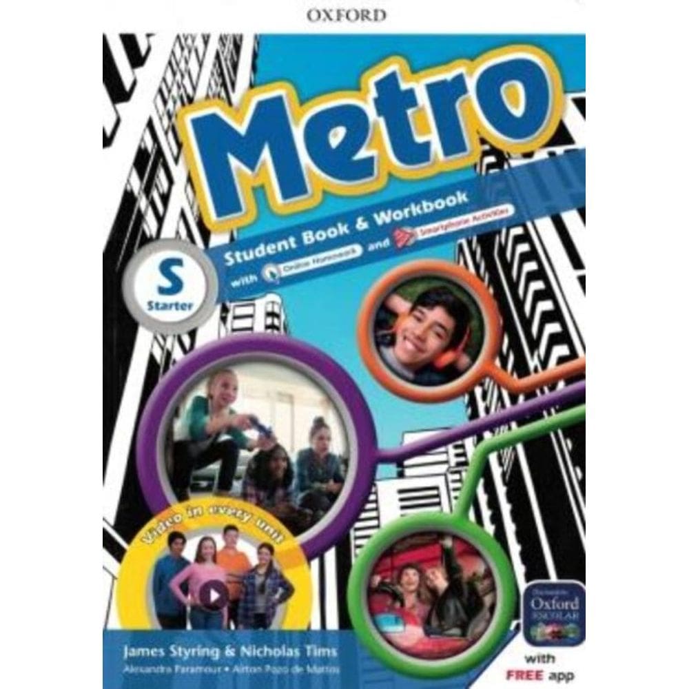 Metro - Starter - Student Book e Workbook - 01Ed/18
