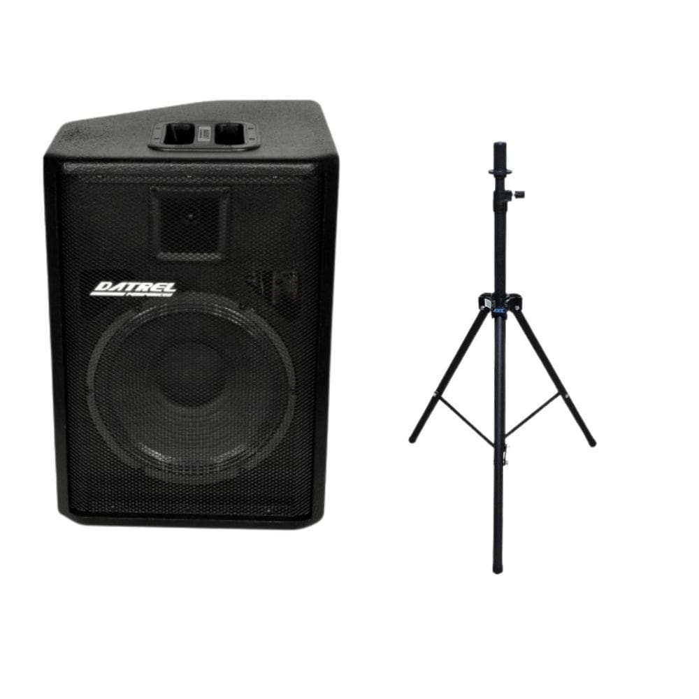 Caixa Ativa Datrel 12 250Wrms Usb Sd-Card Bluetooh + Tripé