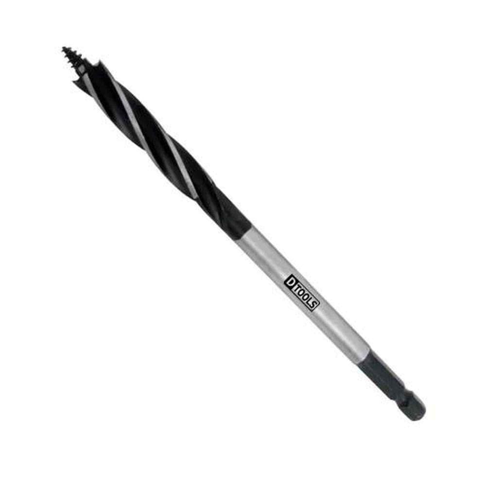 Broca Rápida 10 X 165mm Para Madeira - Aço Carbono - Dtools