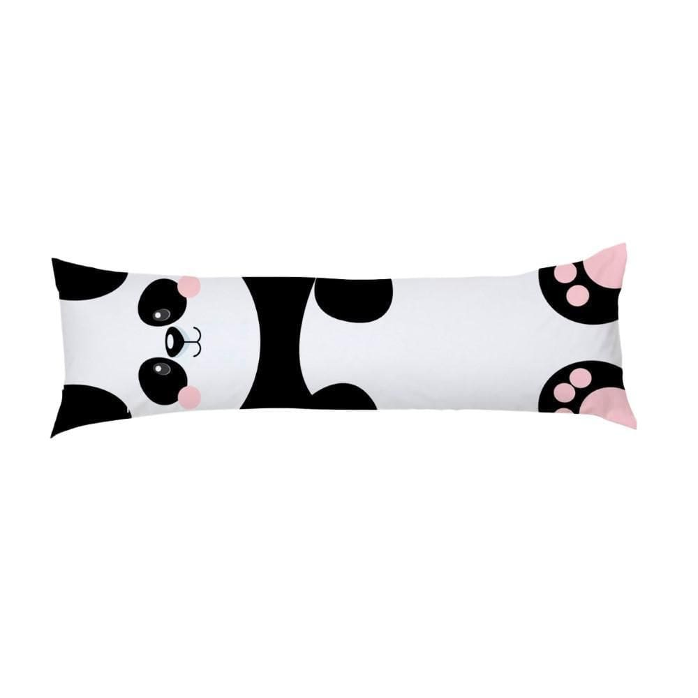 Travesseiro De Corpo 0,90X0,38M Com Refil - Panda
