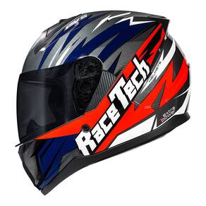 Capacete Race Tech Sector Electro Cinza e Laranja
