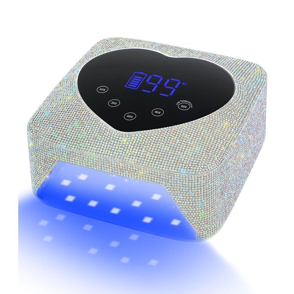 Lâmpada de unhas UV HUGMAPLE Cordless 72W recarregável com 5 temporizadores
