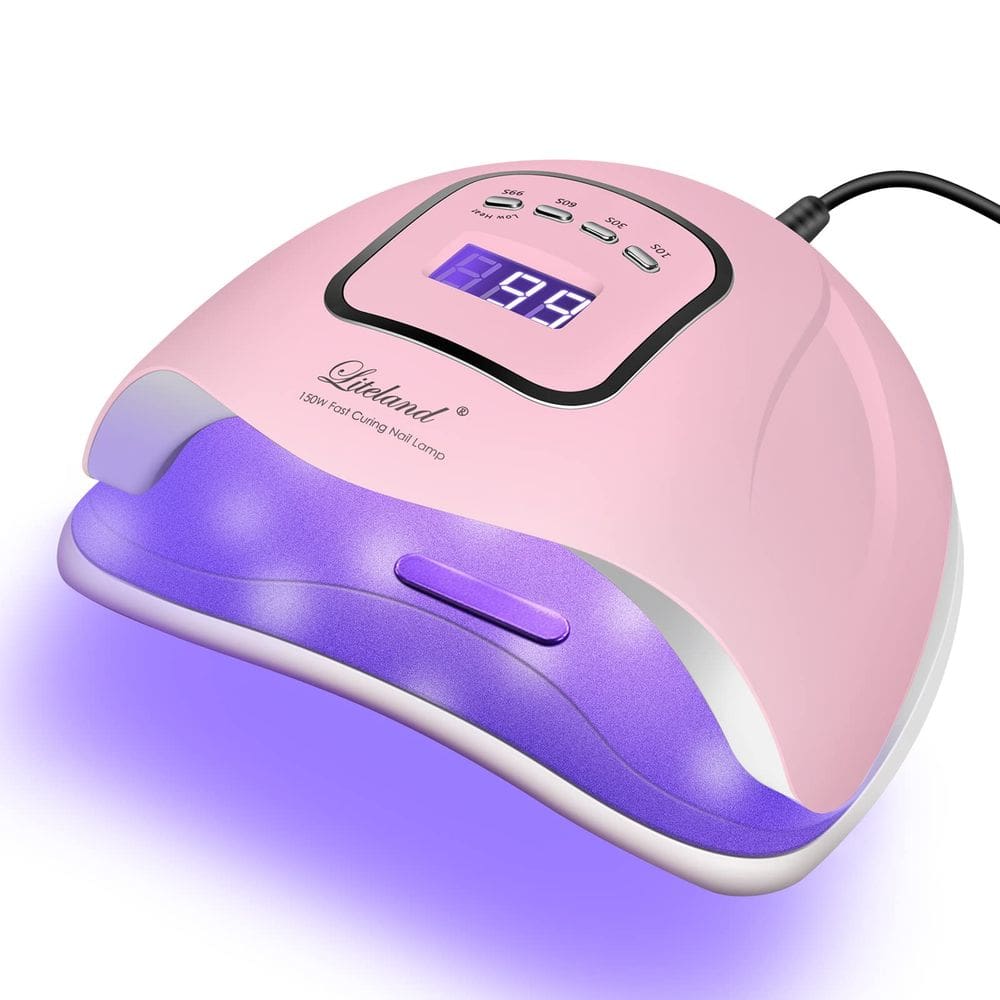 Lâmpada de unhas de gel UV Liteland 150W Luz LED para secador de unhas UV