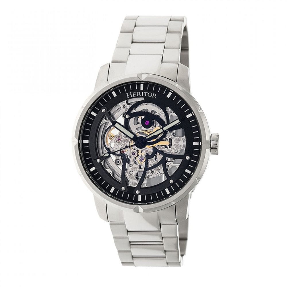 Relógio masculino HERITOR Automatic `Ryder Skeleton` HERHR4608